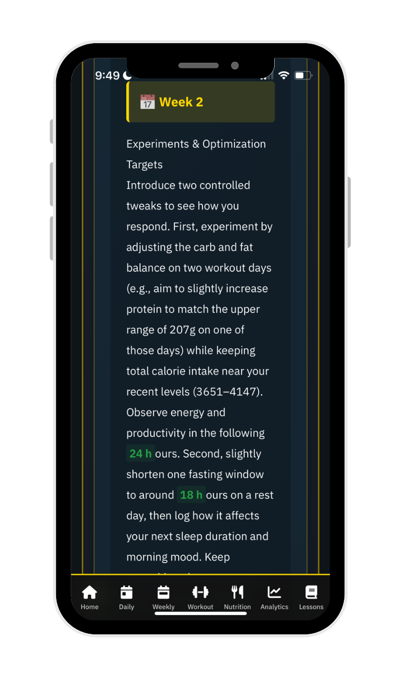 Deep Dive Analysis - Stage 3: Application Week 2