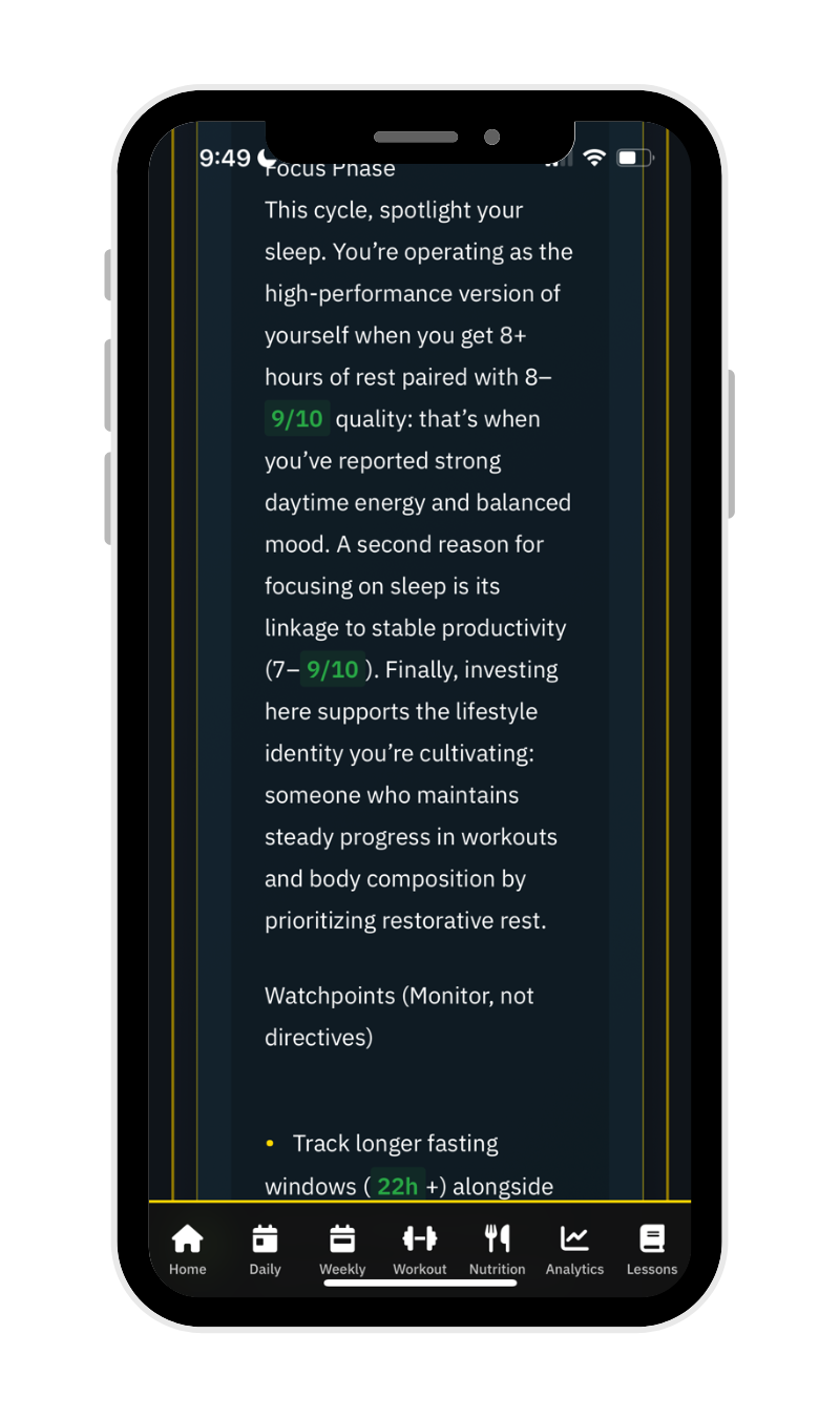 Deep Dive Analysis - Focus Phase